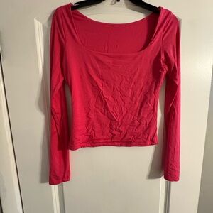 Women's Long Sleeve Pink Top